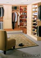 Organize your closet with customized storage.